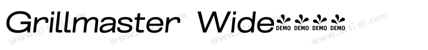 Grillmaster Wide字体转换 Grillmaster Wide字体转换